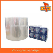 PVC shrink wrap bottle seal for yogurt/milk shake grouping